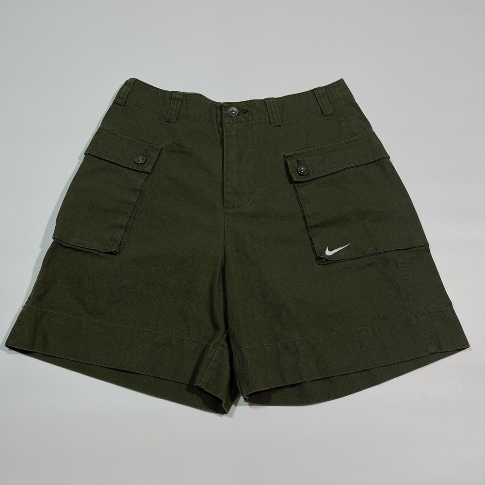 Nike Life Cargo Shorts 5" Woven Men's Size 28 Small FJ7137-325 Forest Green $85